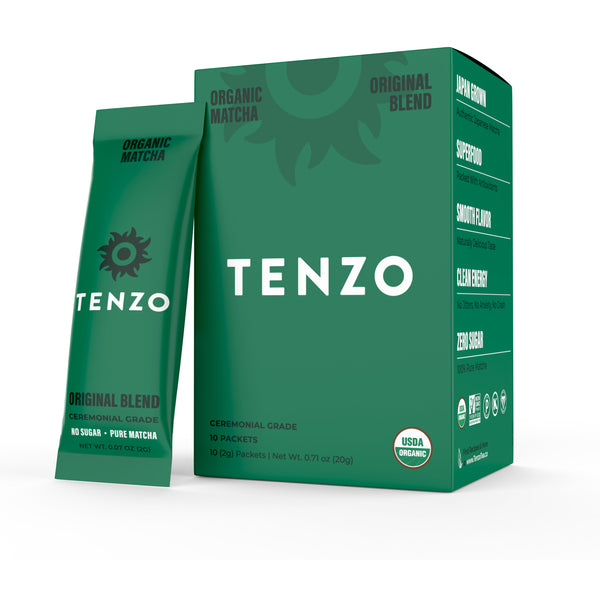 Tenzo® Organic Matcha Single Serve (12 Boxes) – Tenzo Wholesale