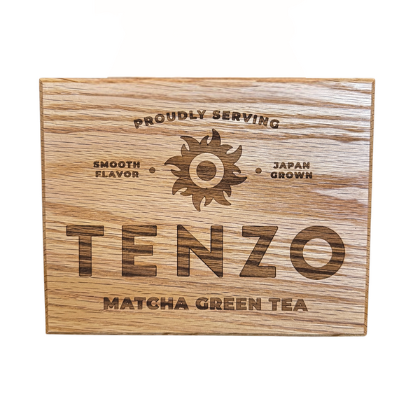 Tenzo Wooden Sign 5.5" x 7" - Natural Oak