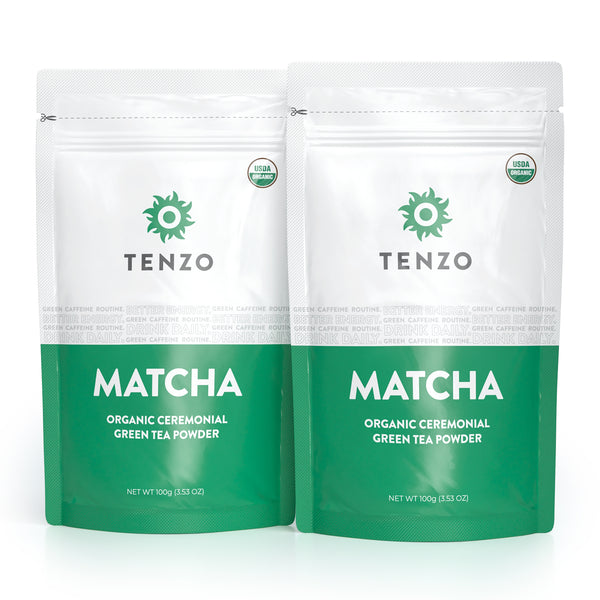 Casepack Tenzo® Organic Ceremonial Matcha - 2x 100g (200g Total)