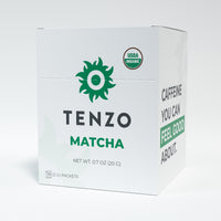 Tenzo® Organic Matcha Single Serves - 1 Box x 10 Packets